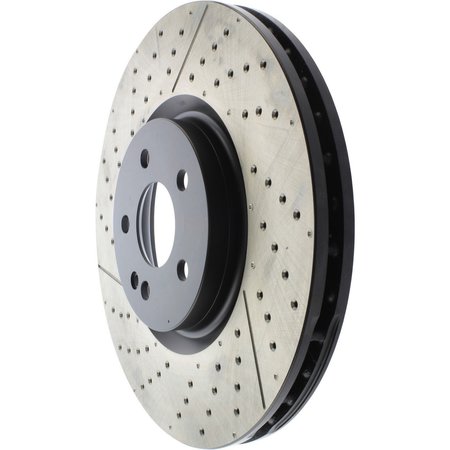 Centric Parts Premium Oe Drilled/Slotted Brake Rotor, 127.35158 127.35158
